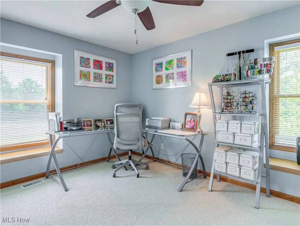 Secondary bedroom (currently being used as an office) also has ensuite bathroom with tub shower combo