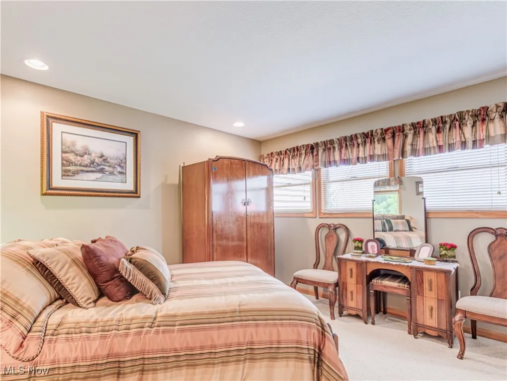 First floor bedroom with direct access to the full first floor bathroom with walk-in  oversized shower
