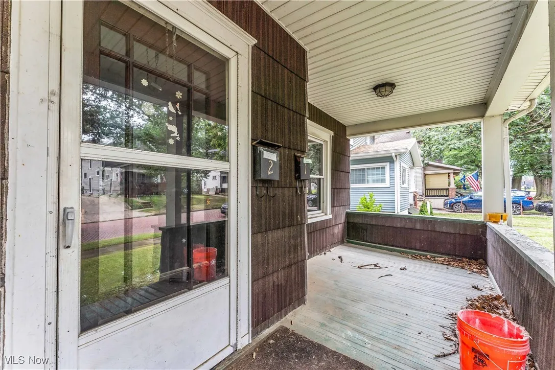 View of wooden porch