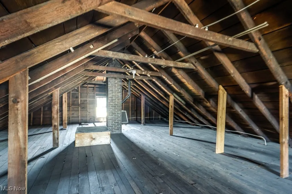 View of attic