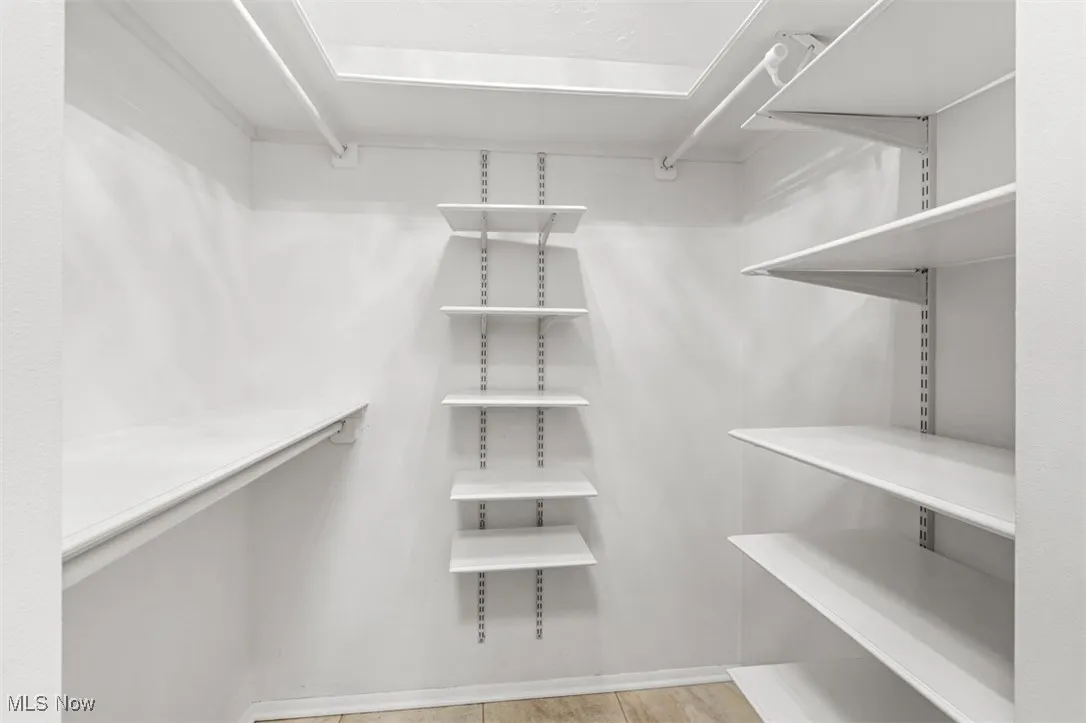 View of spacious closet