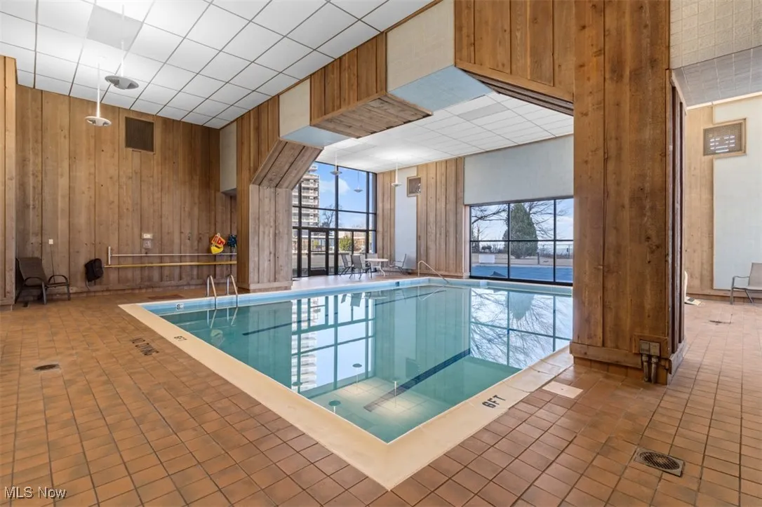 View of indoor pool