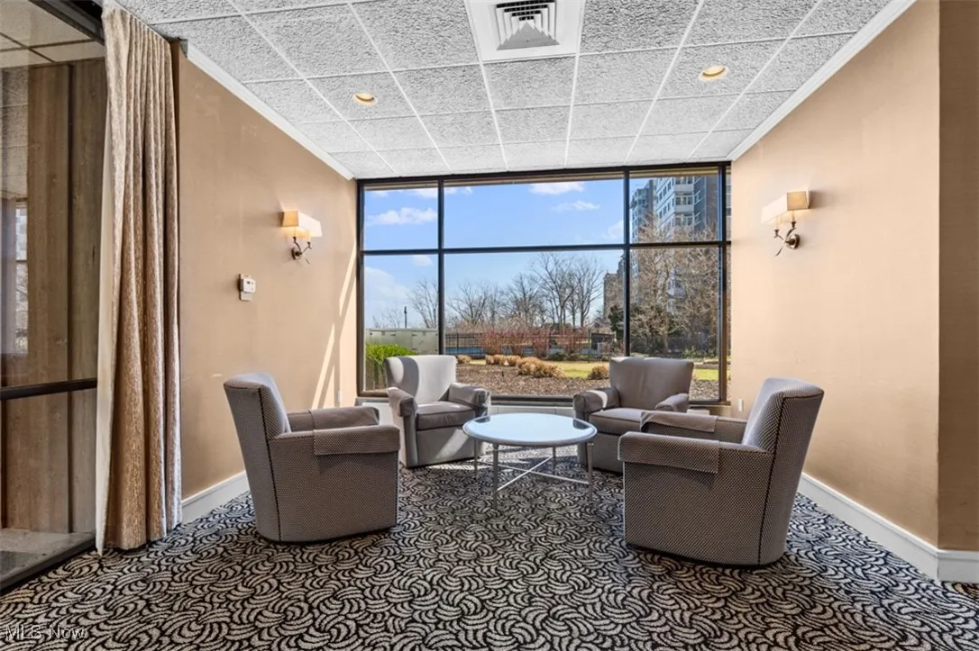 Party room off the lobby