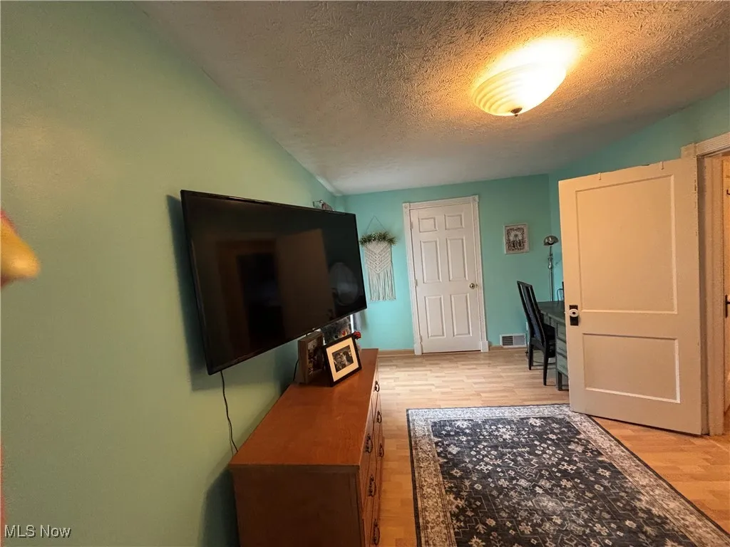 View of master bedroom area with office nook