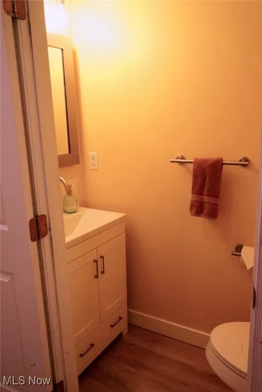 1/2 bath.