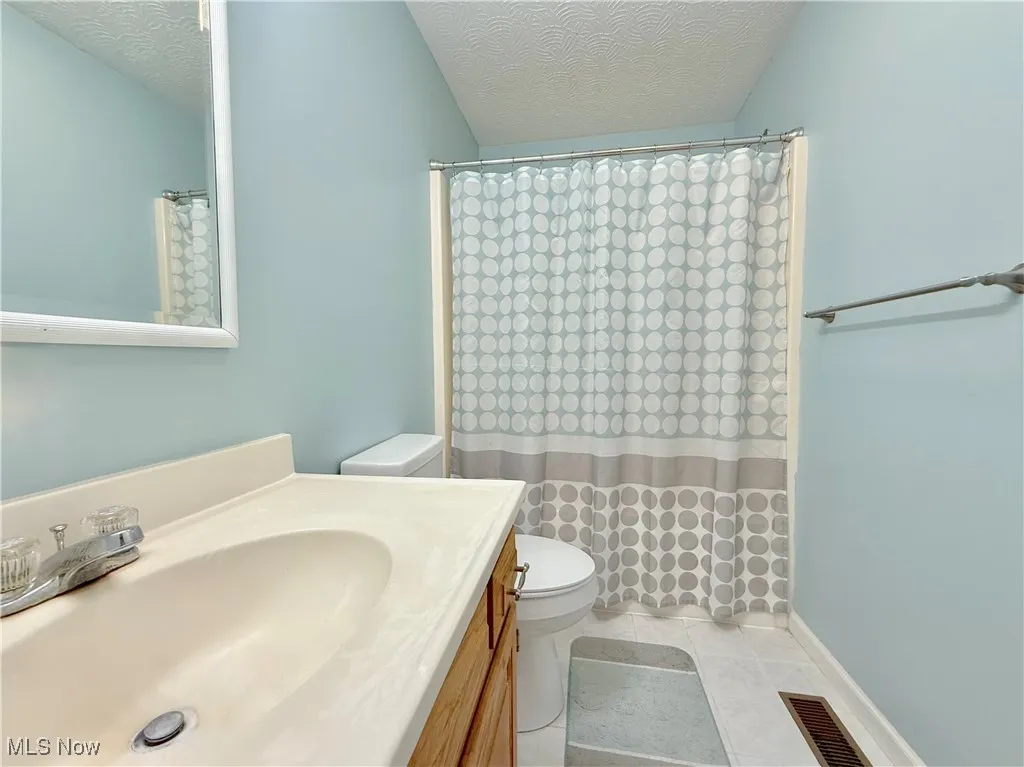 Full Bath on Second Level