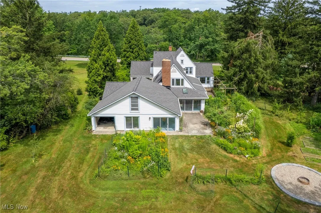 Arial view of the property