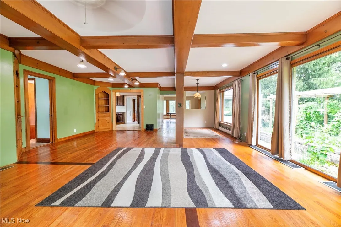 Family room looking into the dining area