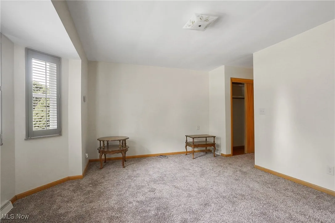 Empty room featuring carpet