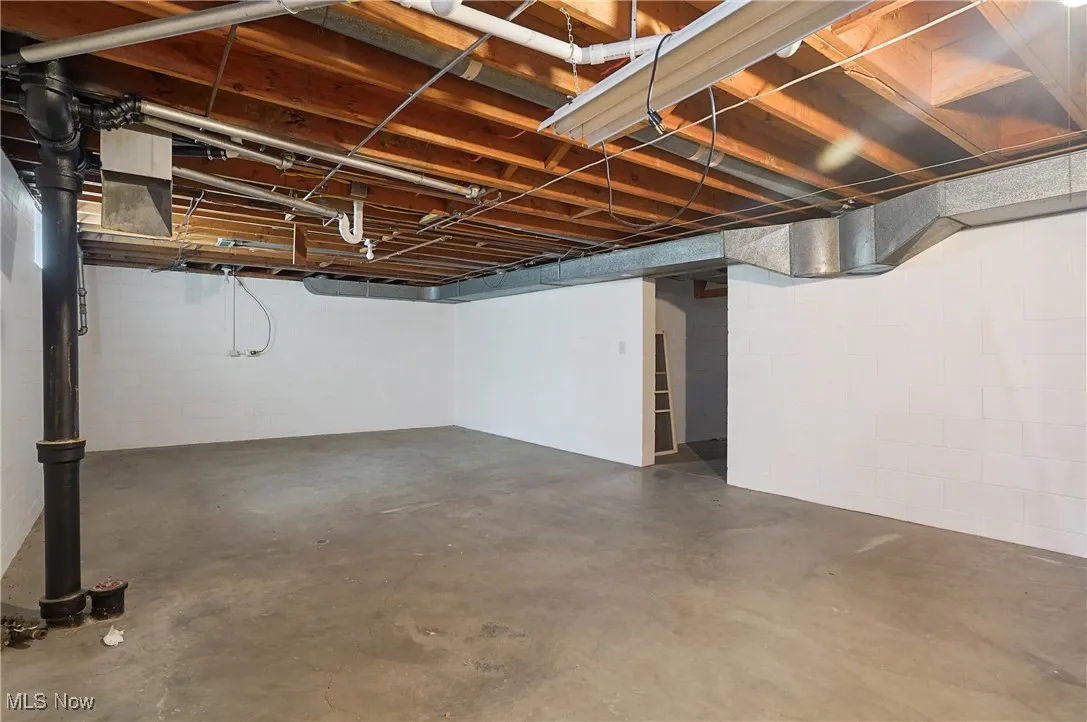 View of basement