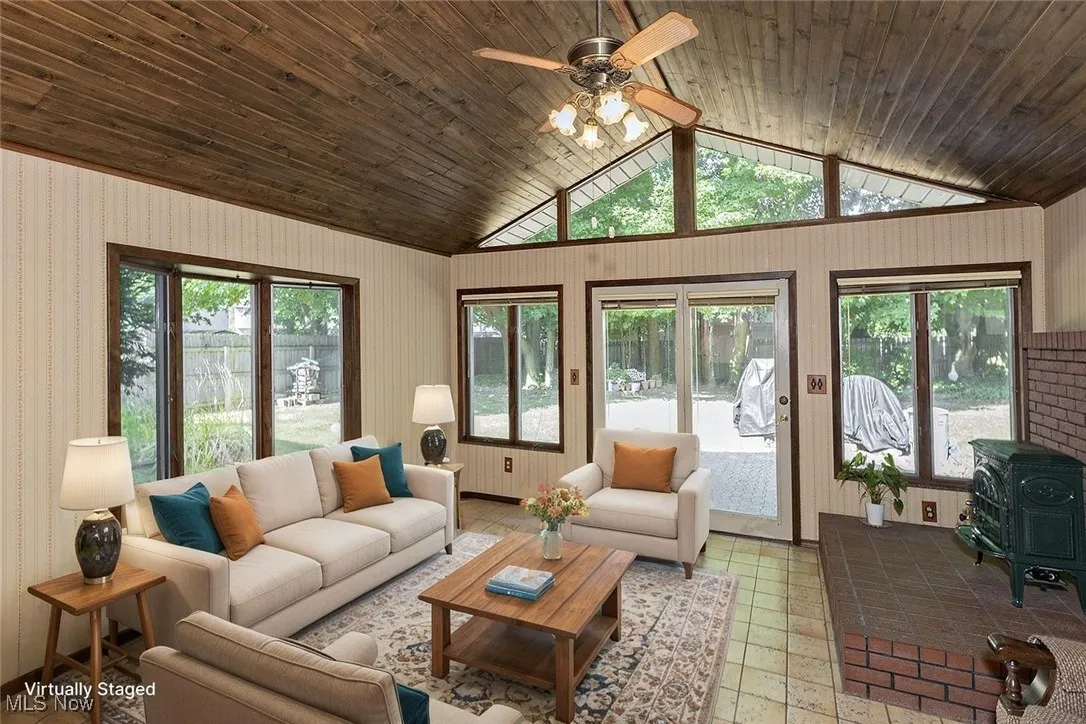 Family room - with direct access through French doors to the rear great room