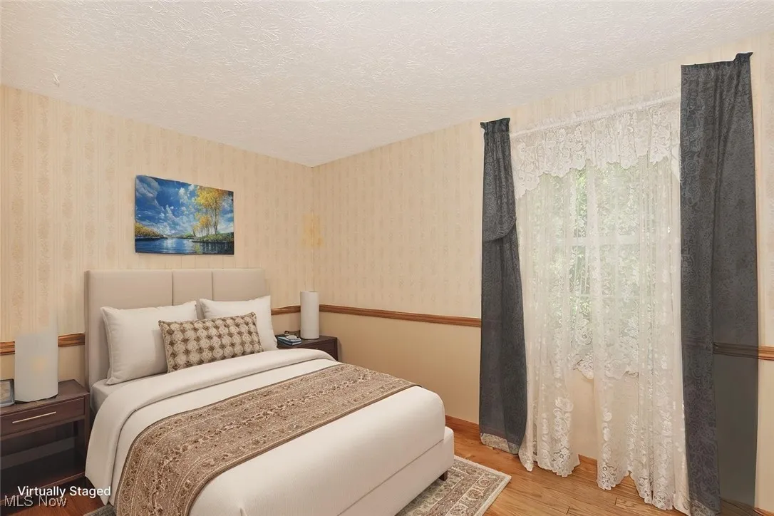 Virtually staged bedroom 4