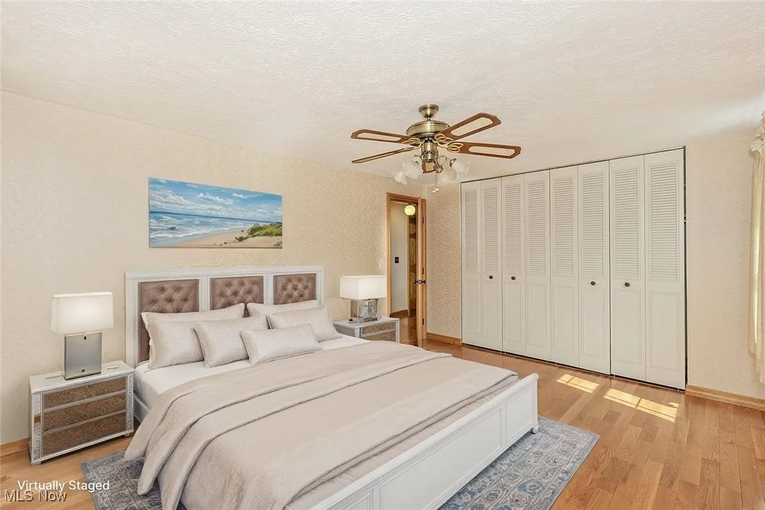 Virtually staged bedroom 3