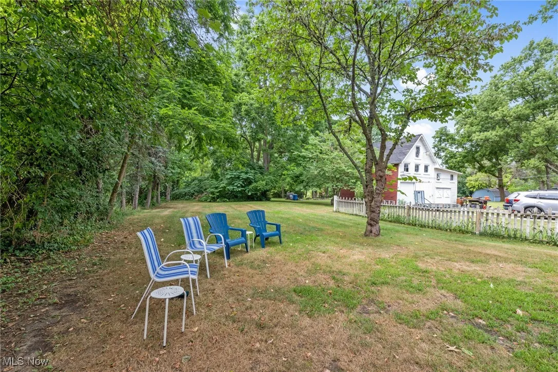 View of yard with view of scattered trees