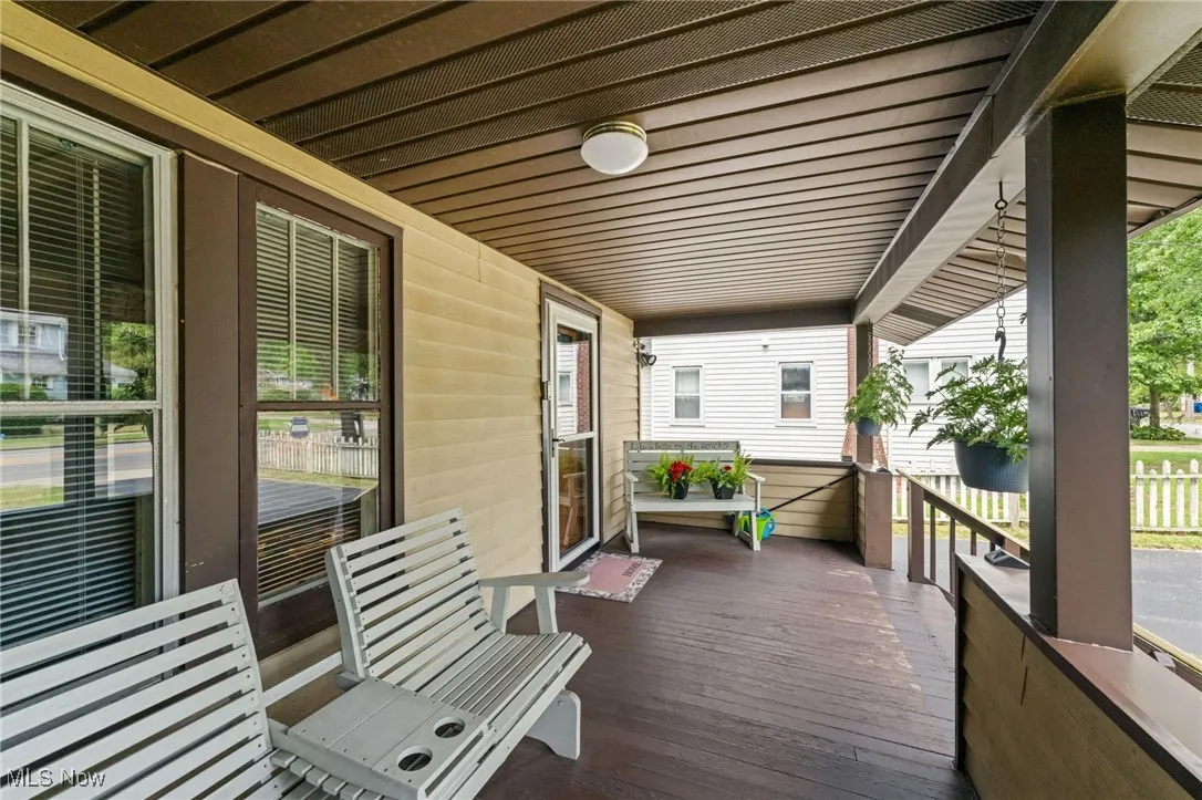 View of deck