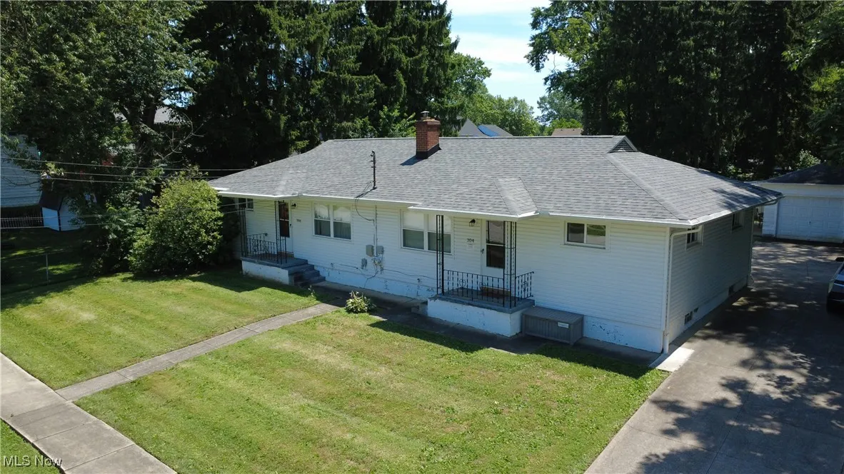 Front view of property