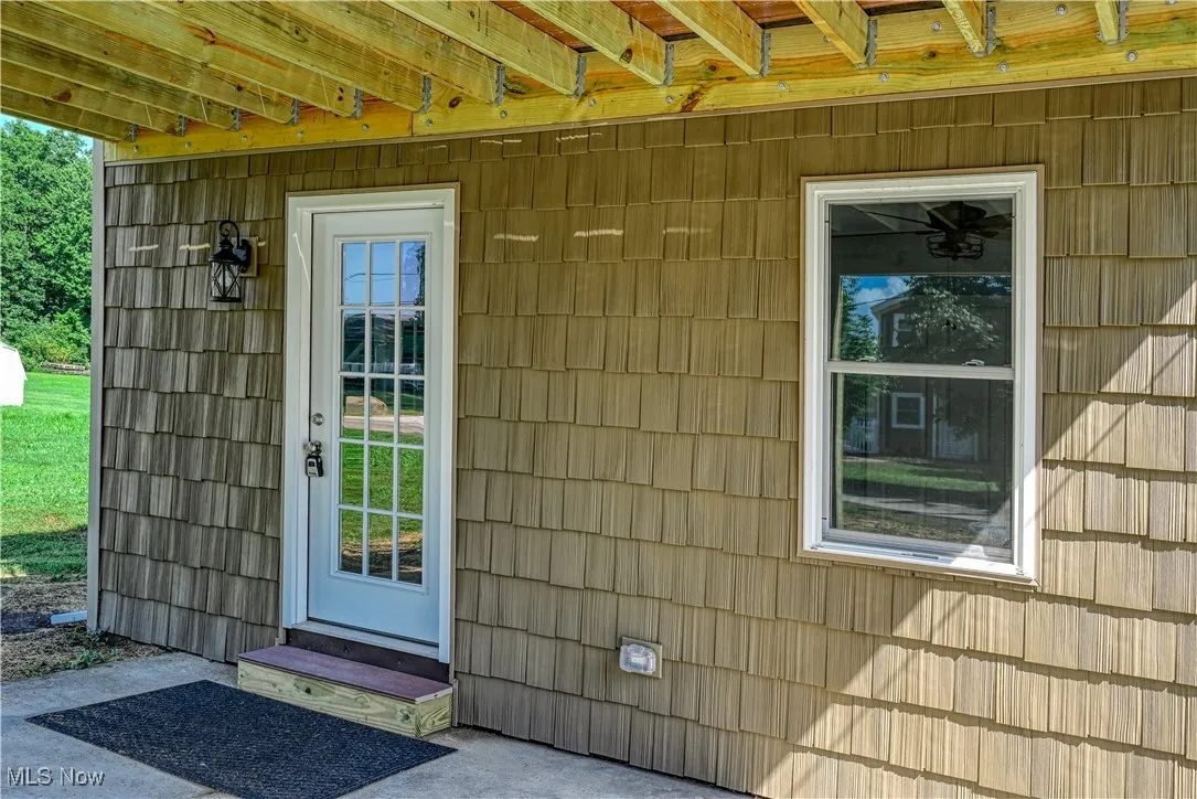 Doorway to property