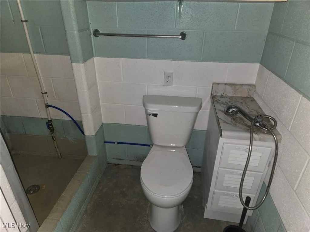 Garage bathroom