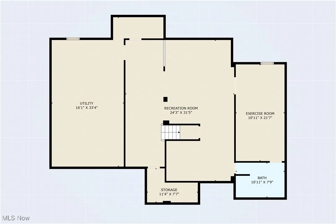 Lower level floorplan