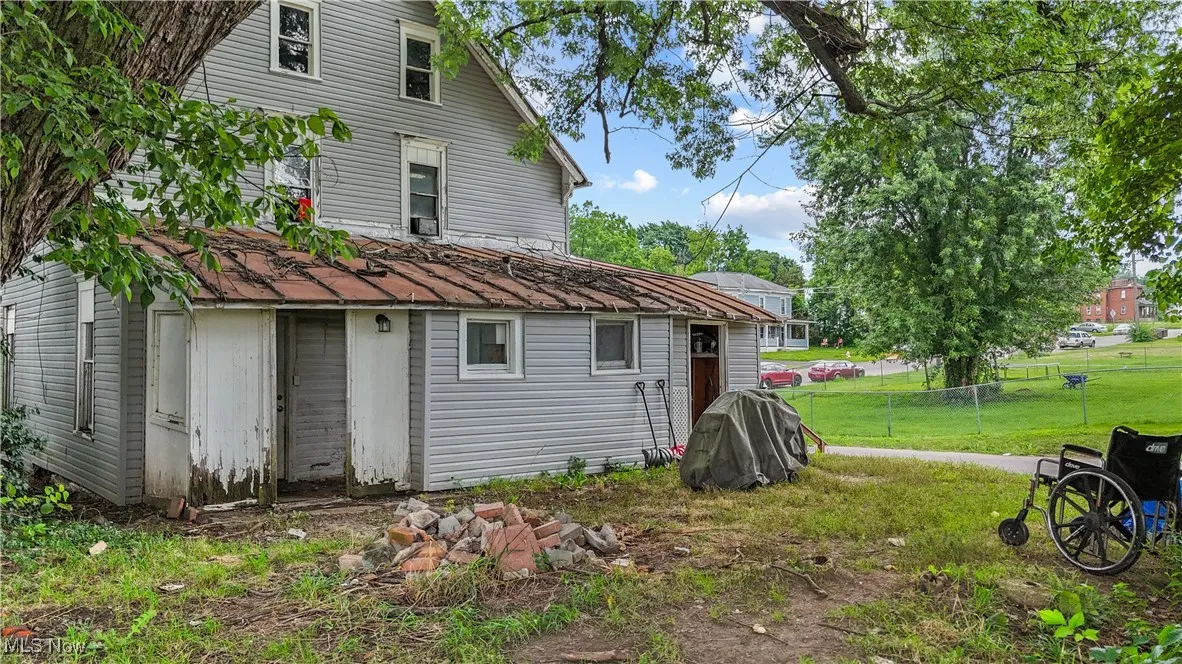 Rear view of house