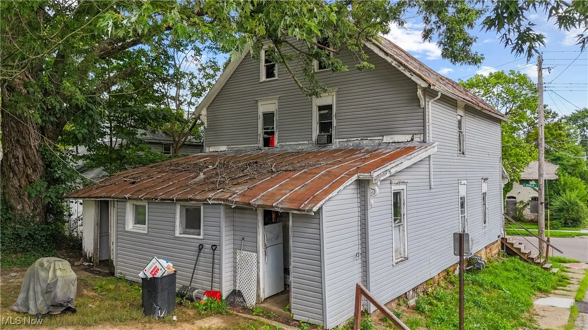 Rear view of property