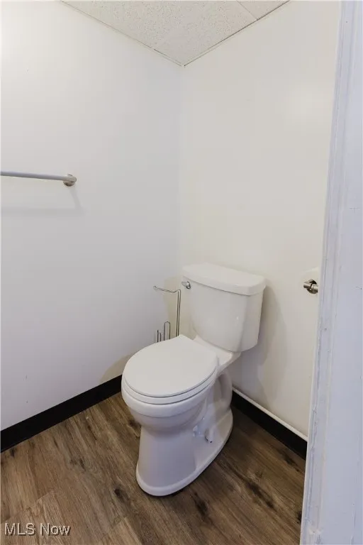 Bathroom featuring wood finished floors