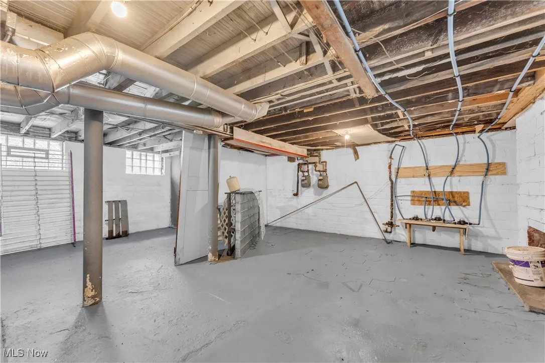 View of basement