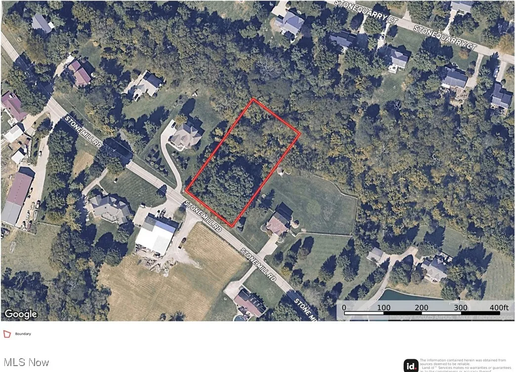 Map / location featuring property boundaries highlighted