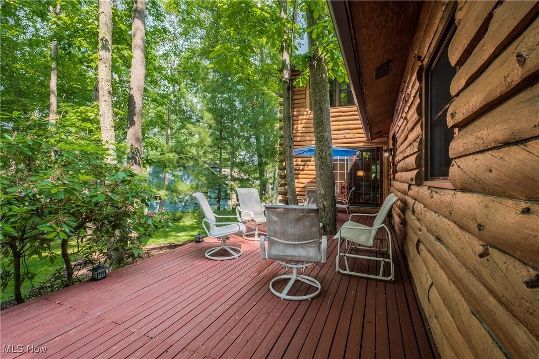 View of deck