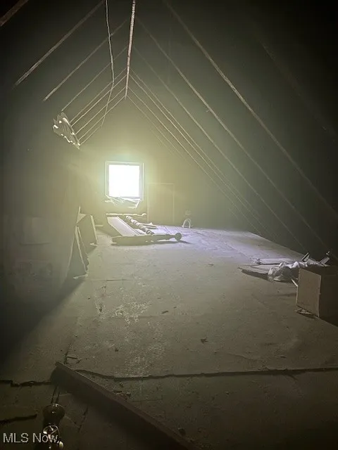 View of attic