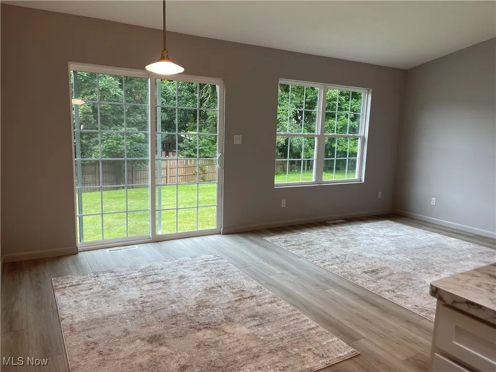 Open concept dining room and living room