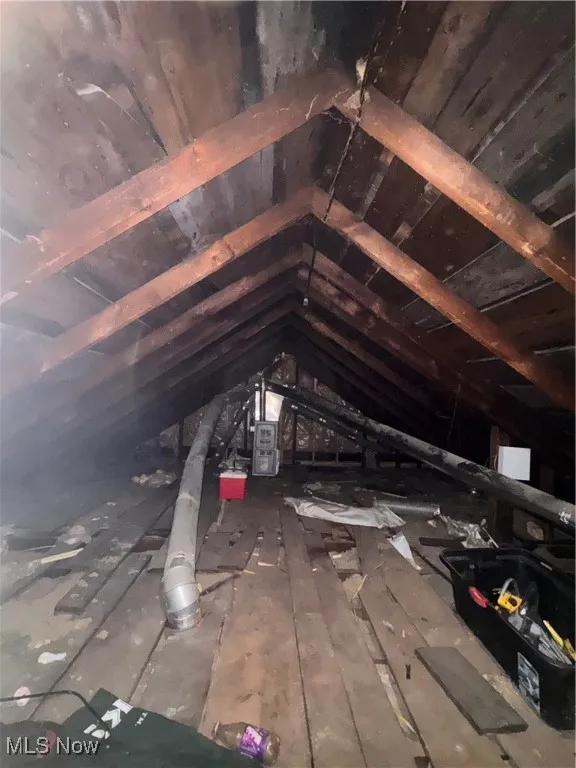 View of attic
