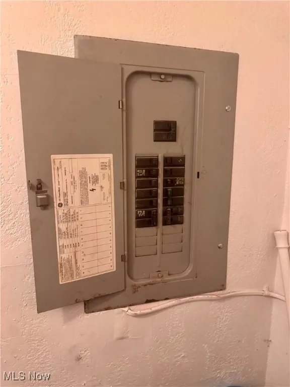 Utility room featuring electric panel