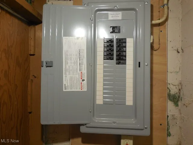 Utility room featuring electric panel