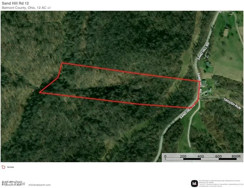 Map / location featuring property boundaries highlighted