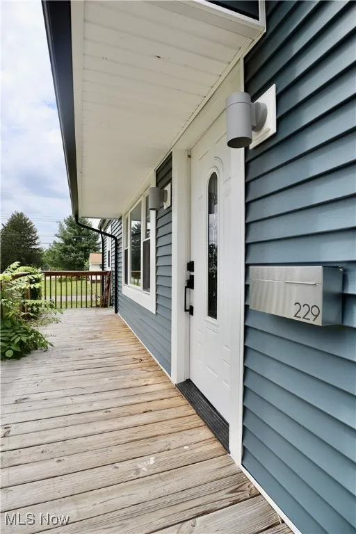 View of porch