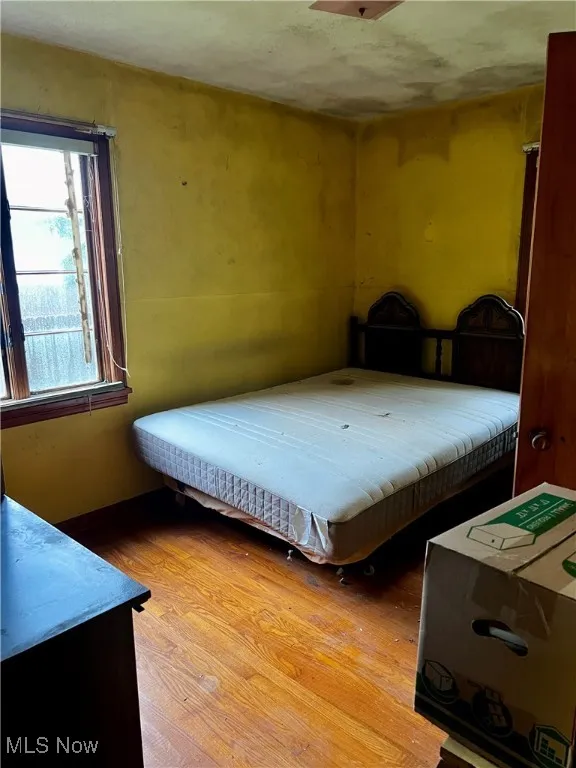 Bedroom featuring light wood-style flooring