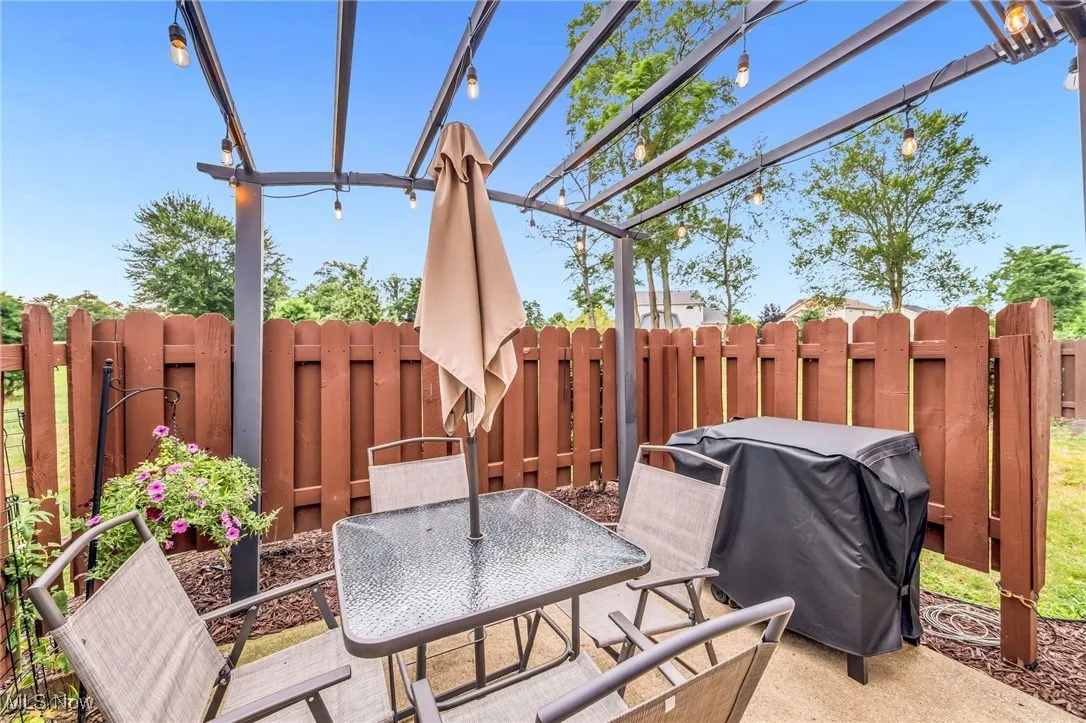 Pergola stays!