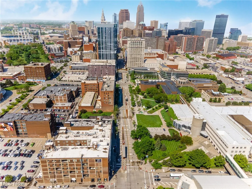 View of city skyline