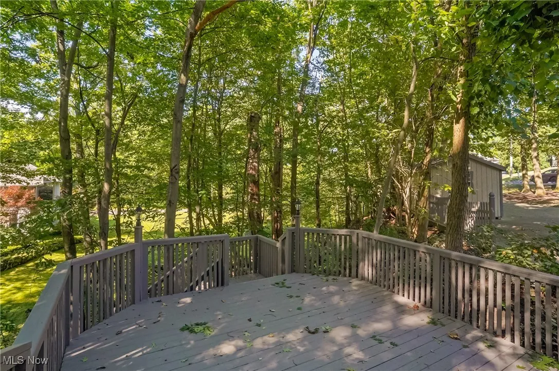 View of deck