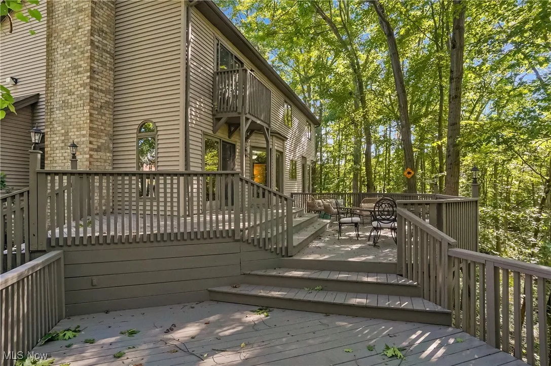 View of deck
