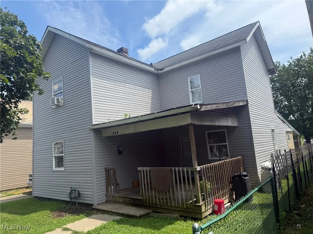 View of front of home with porch area