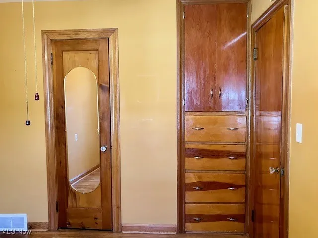 Closet and storage in main bedroom