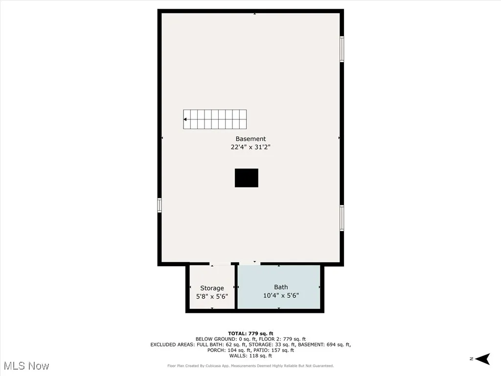 View of home  basement floor plan