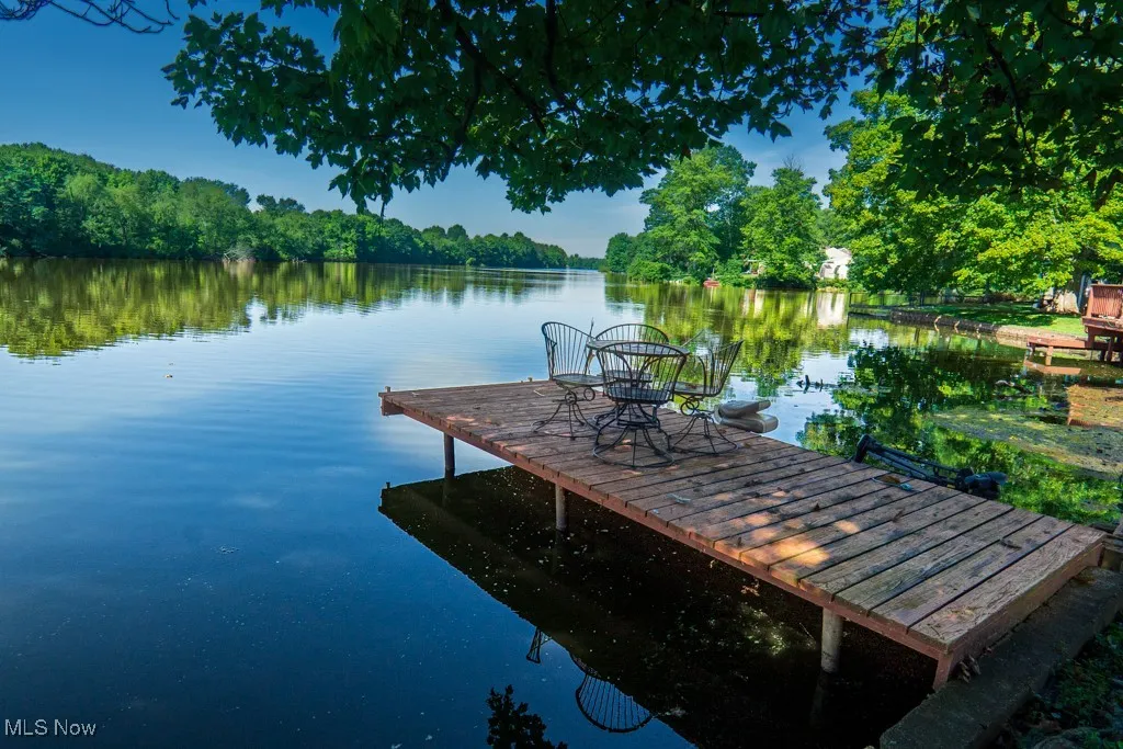 Dock with beautiful view of lake