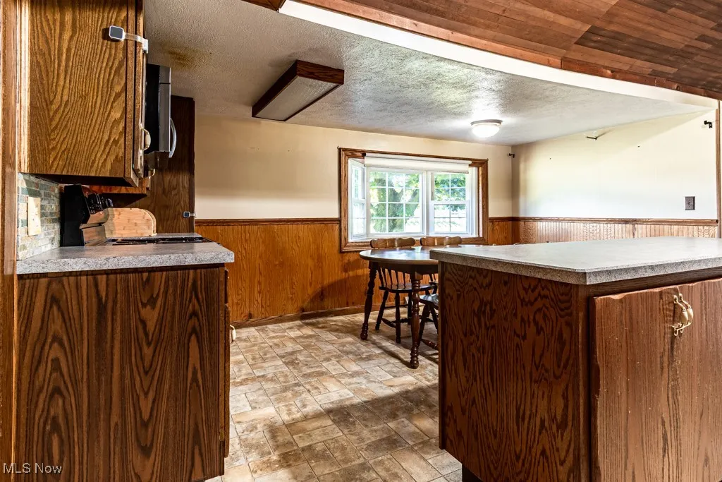 Kitchen walking in from garage side of home