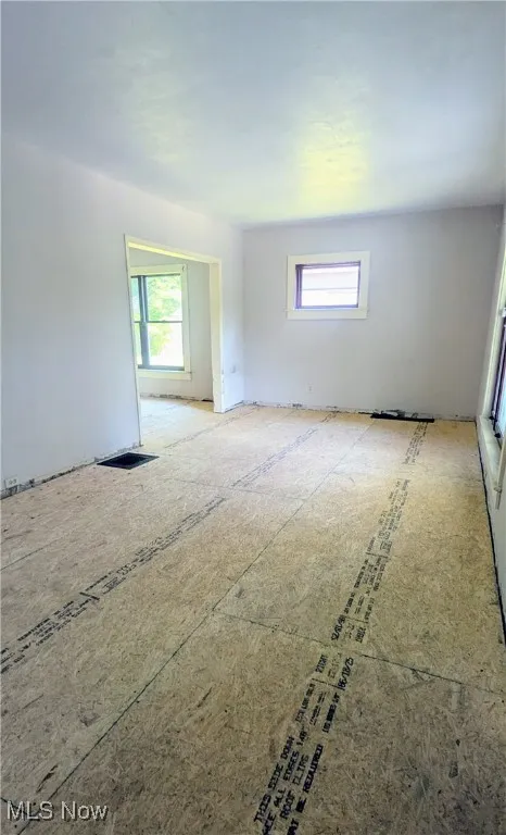 view of spacious living room
