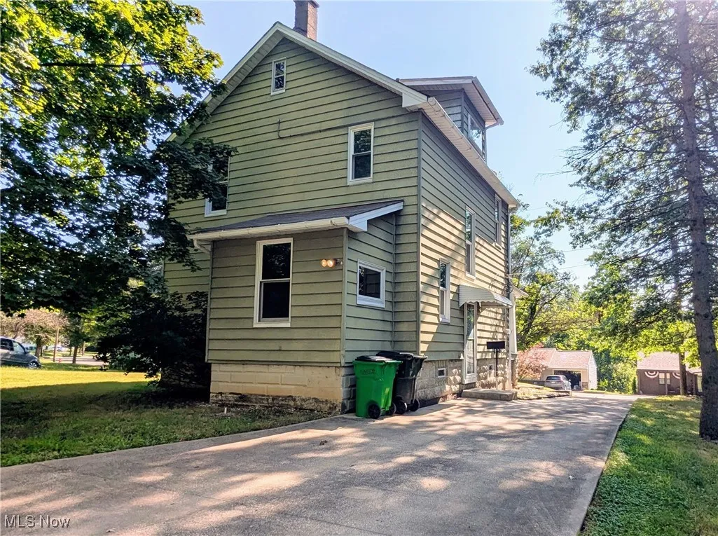 View of rear of home