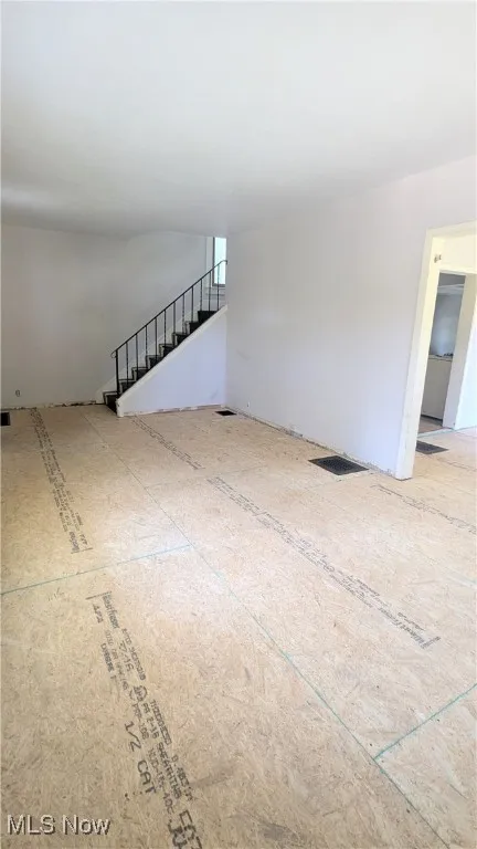 View of spacious living room
