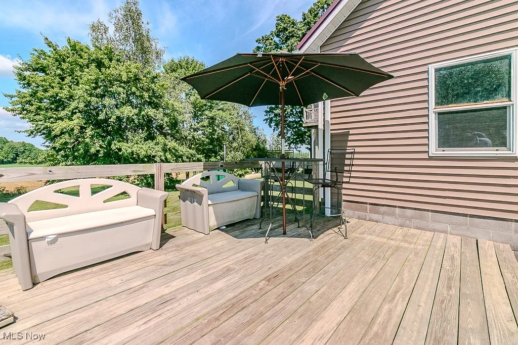 View of deck
